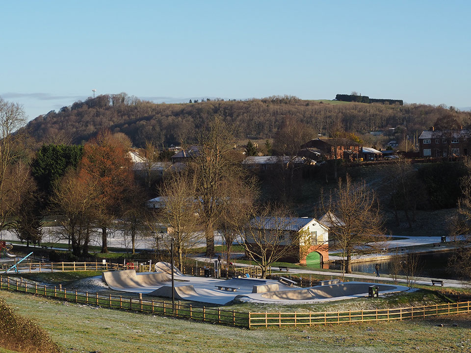 Boathouse and Skatepark