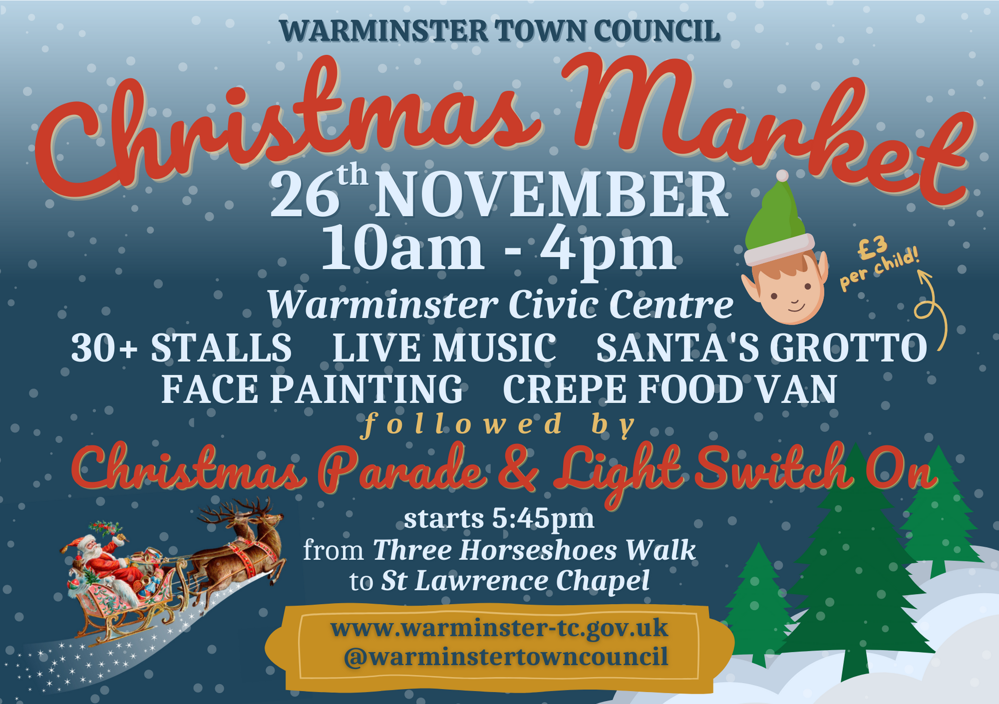 Warminster Civic Centre Christmas Market 2022