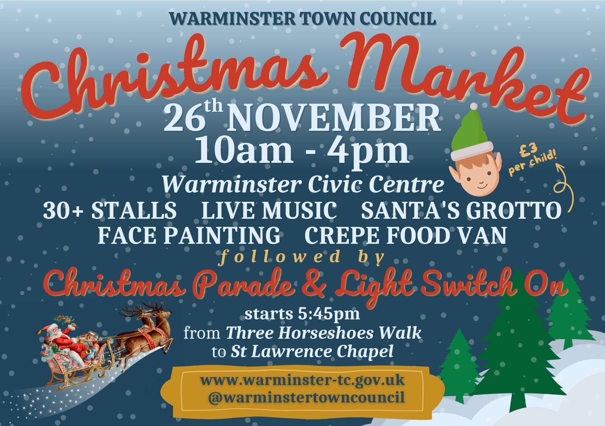 Warminster Civic Centre Christmas Market 2022 - Warminster Town Council