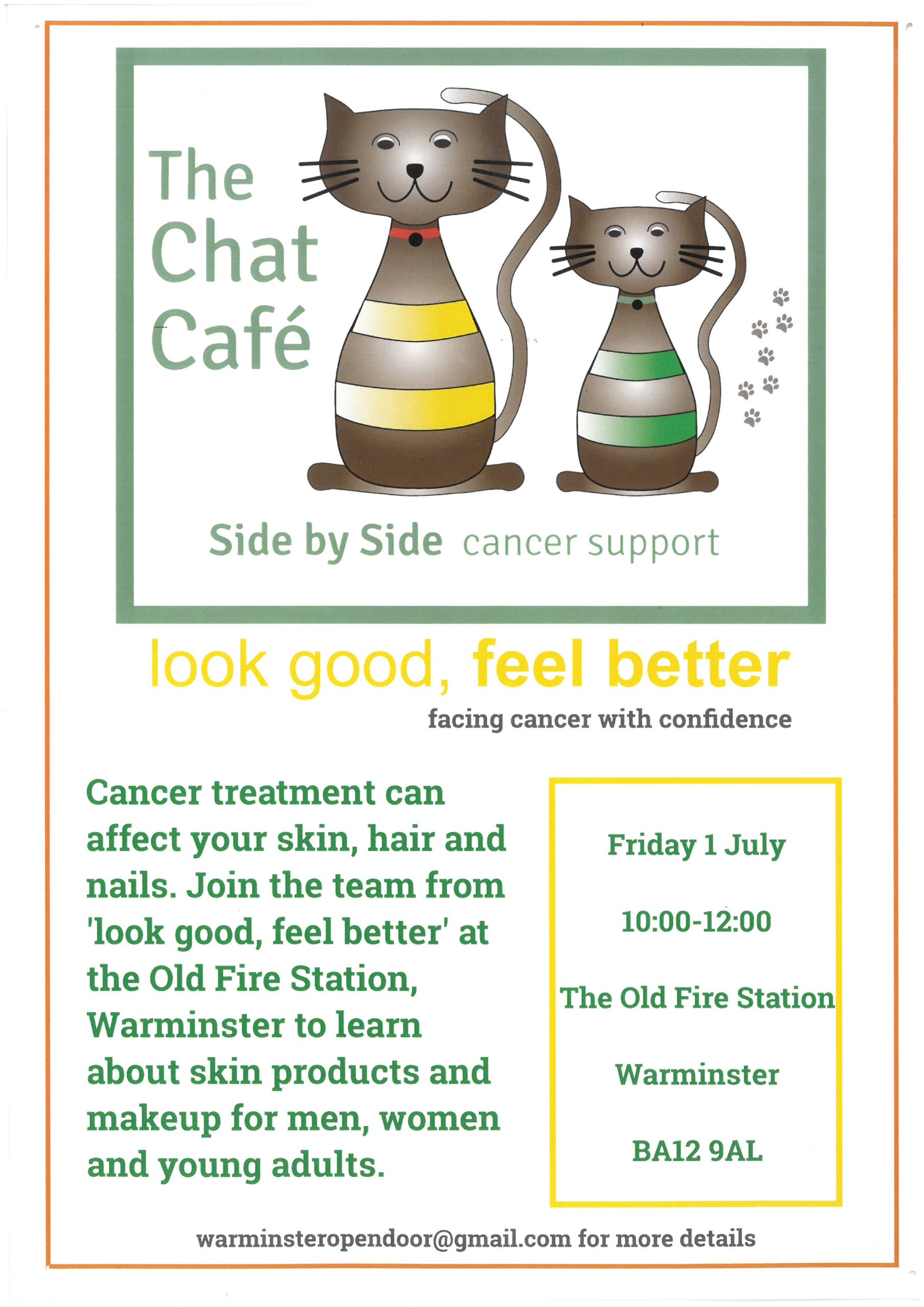 The Chat Cafe, Side by Side Cancer Support