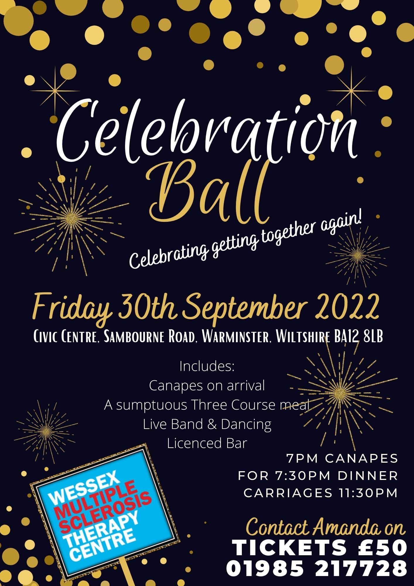 Wessex MS Therapy Centre Celebration Ball