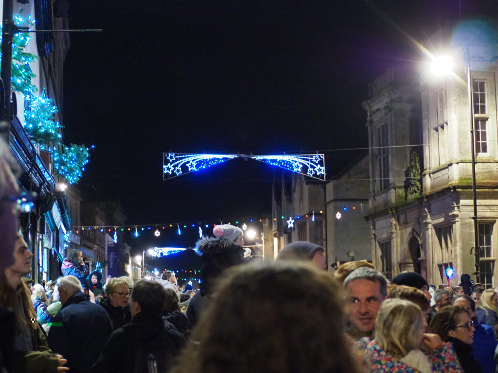Warminster Christmas Lights Switch On