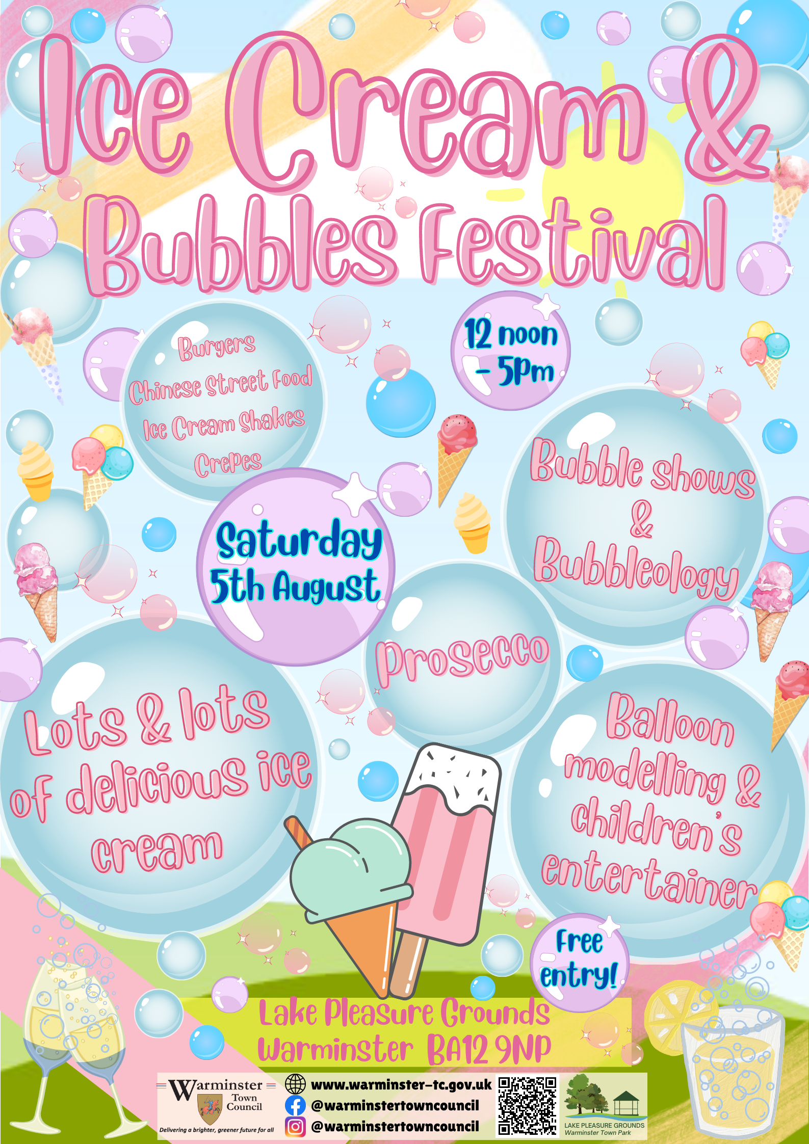Ice Cream and Bubbles Festival