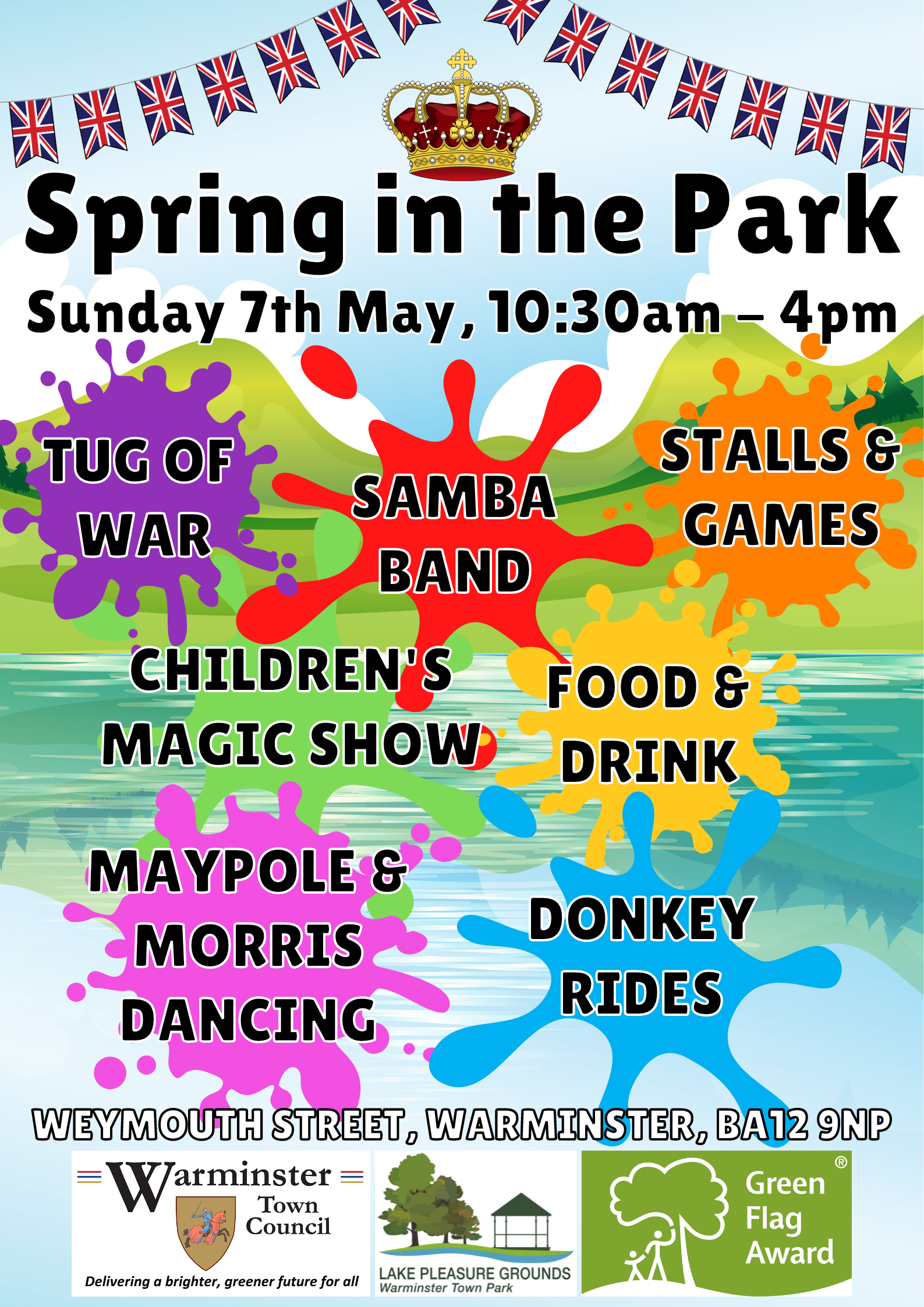 Spring In The Park Bigger And Better Than Ever Warminster Town Council   Spring In The Park Final 