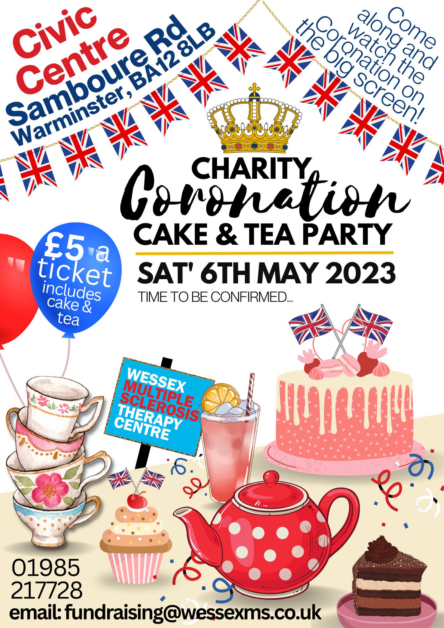 Wessex MS Therapy Centre Coronation Cake & Tea Party