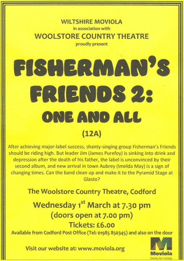 Fisherman's Friends 2 Showing at The Woolstore Theatre - Codford