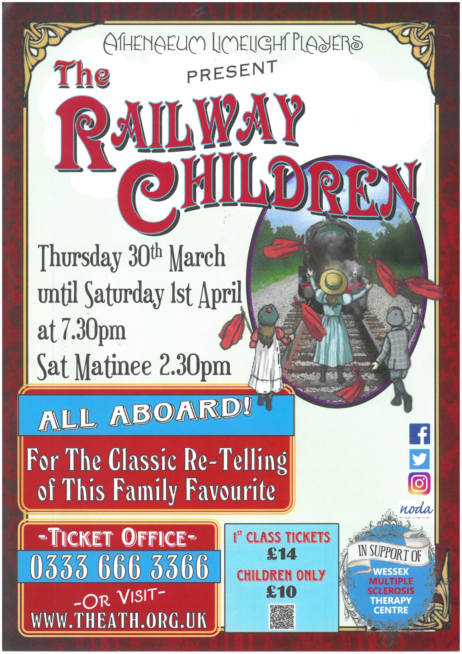 Athenaeum Limelight Players present 'The Railway Children'