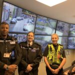 Police at Warminster CCTV
