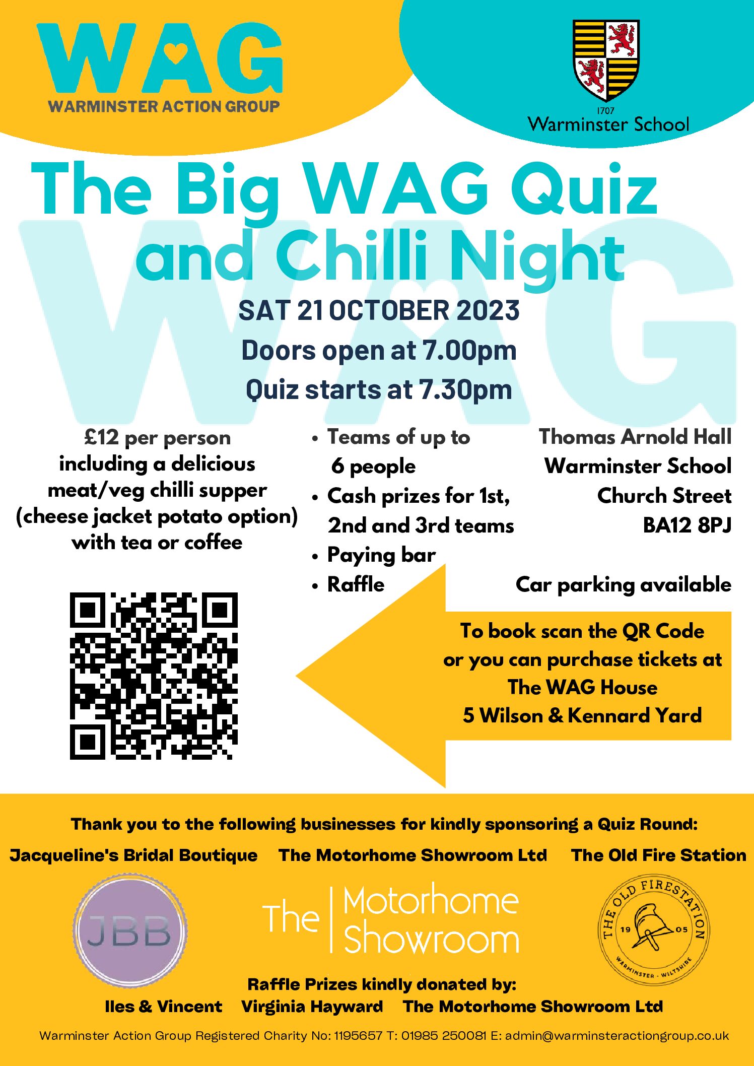 The Big WAG Quiz and Chilli Night