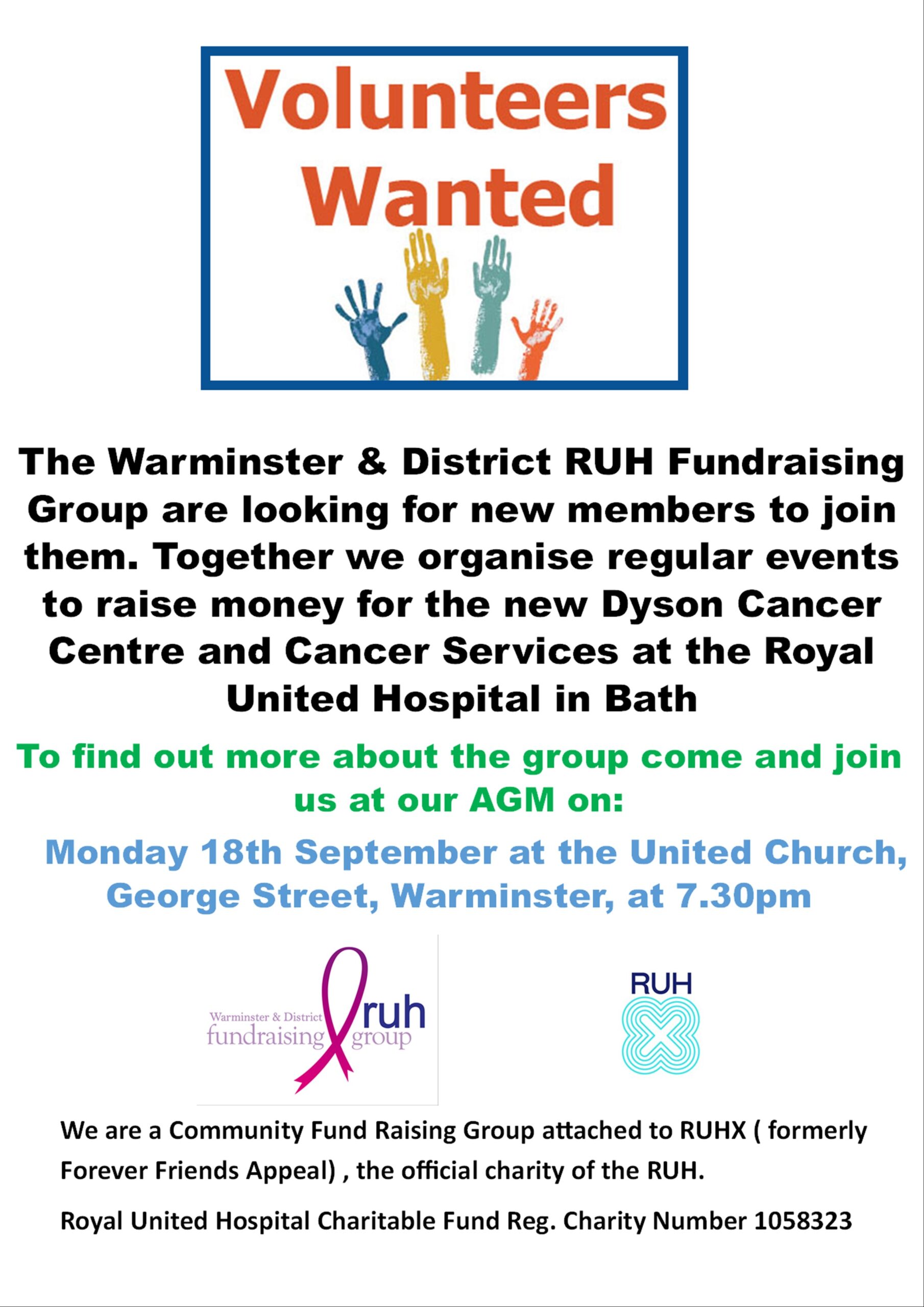 Warminster & District RUH Fundraising Group - AGM