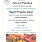 South West Area of NAFAS Autumn Flower Arranging Workshop