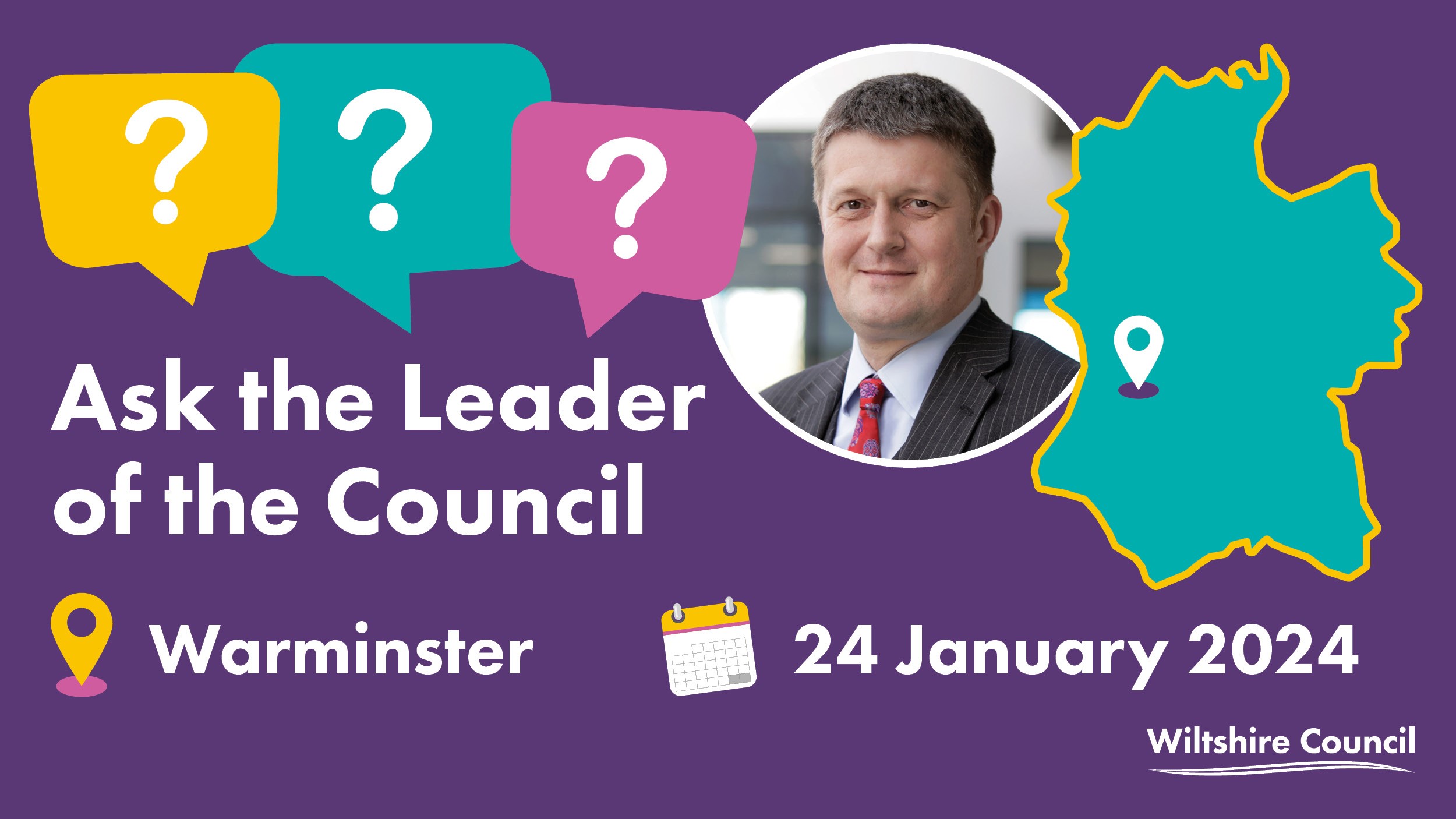 Date announced for Warminster 'Ask the Leader of the Council' event 