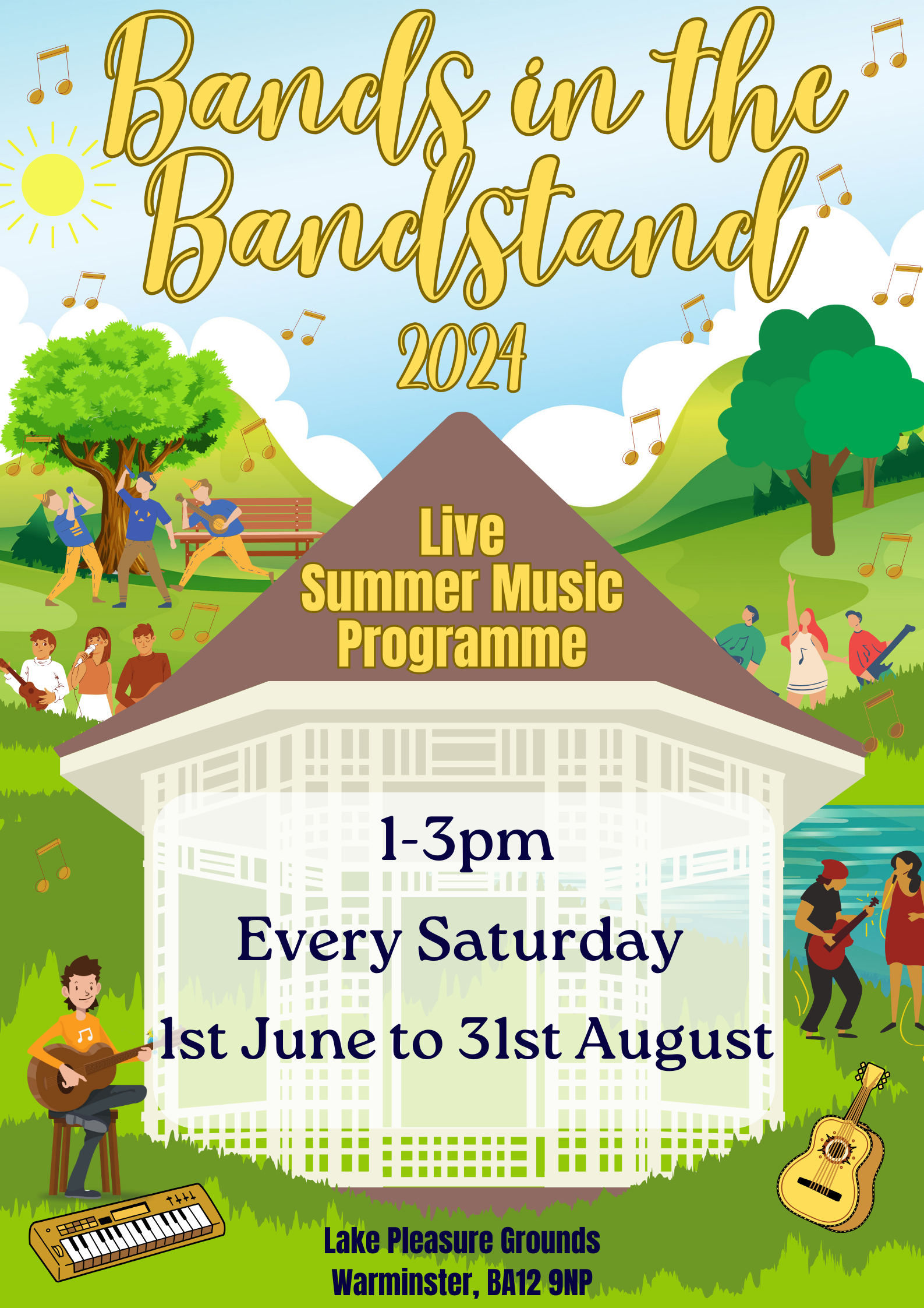 Warminster Town Council Presents: Bands in the Bandstand 2024