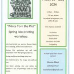 "Prints from the plot" - Spring lino-printing workshop