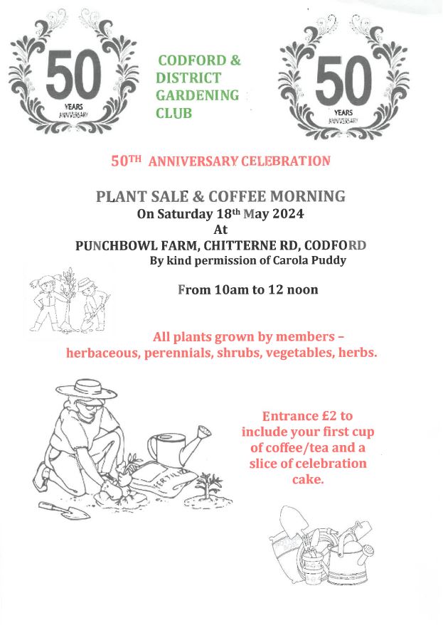 Codford and District Gardening Club - 50th Anniversary Celebration