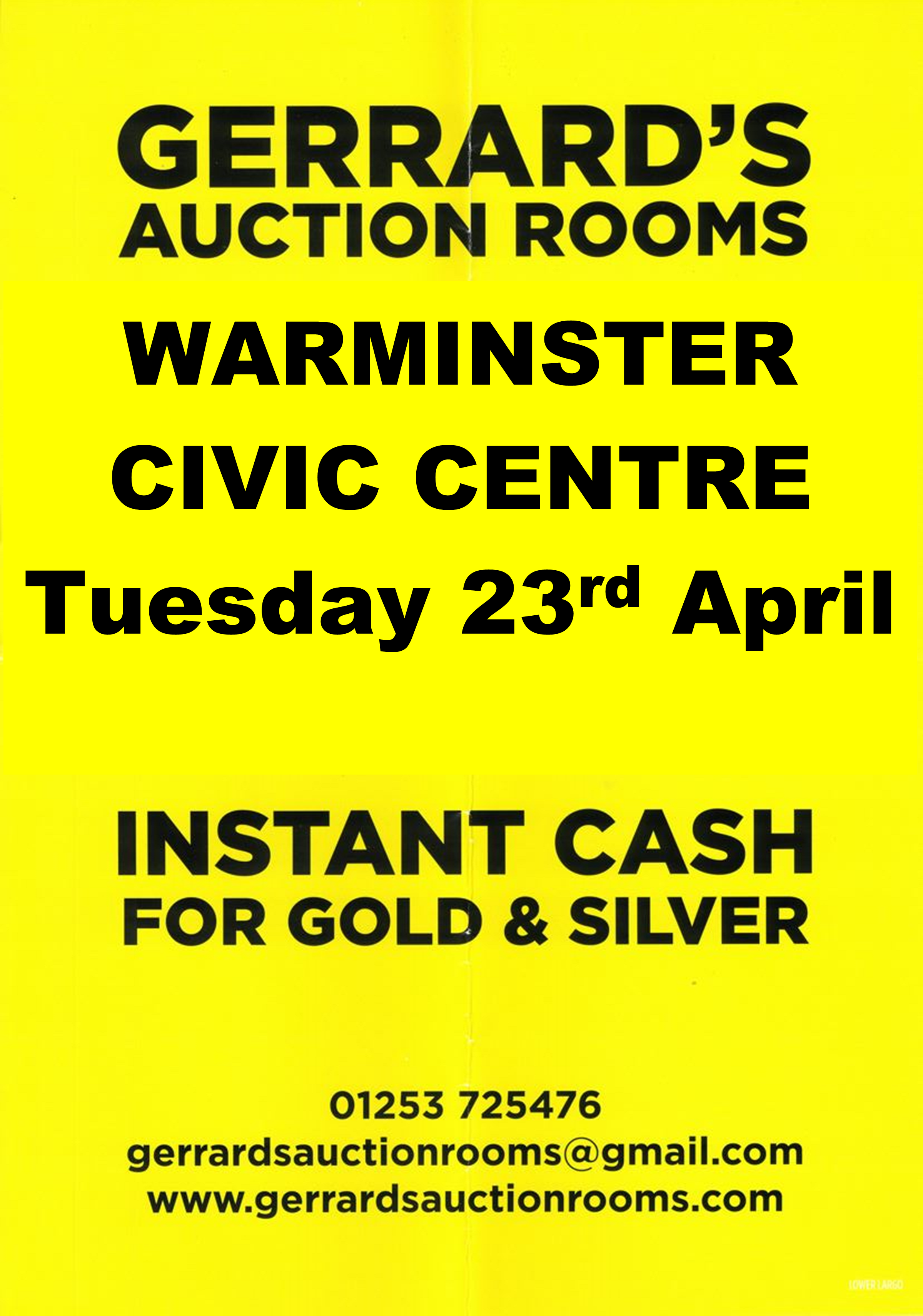 Gerrard's Auction Rooms - Instant Cash for Gold & Silver