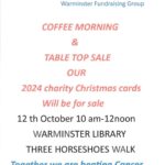 Coffee morning and table top sale