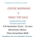 Coffee morning & table top sale