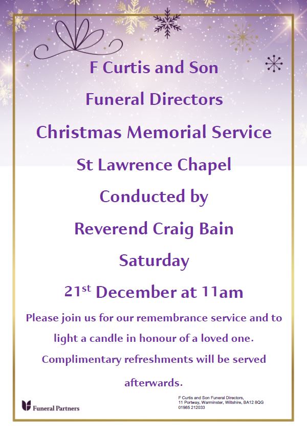 Christmas Memorial Service