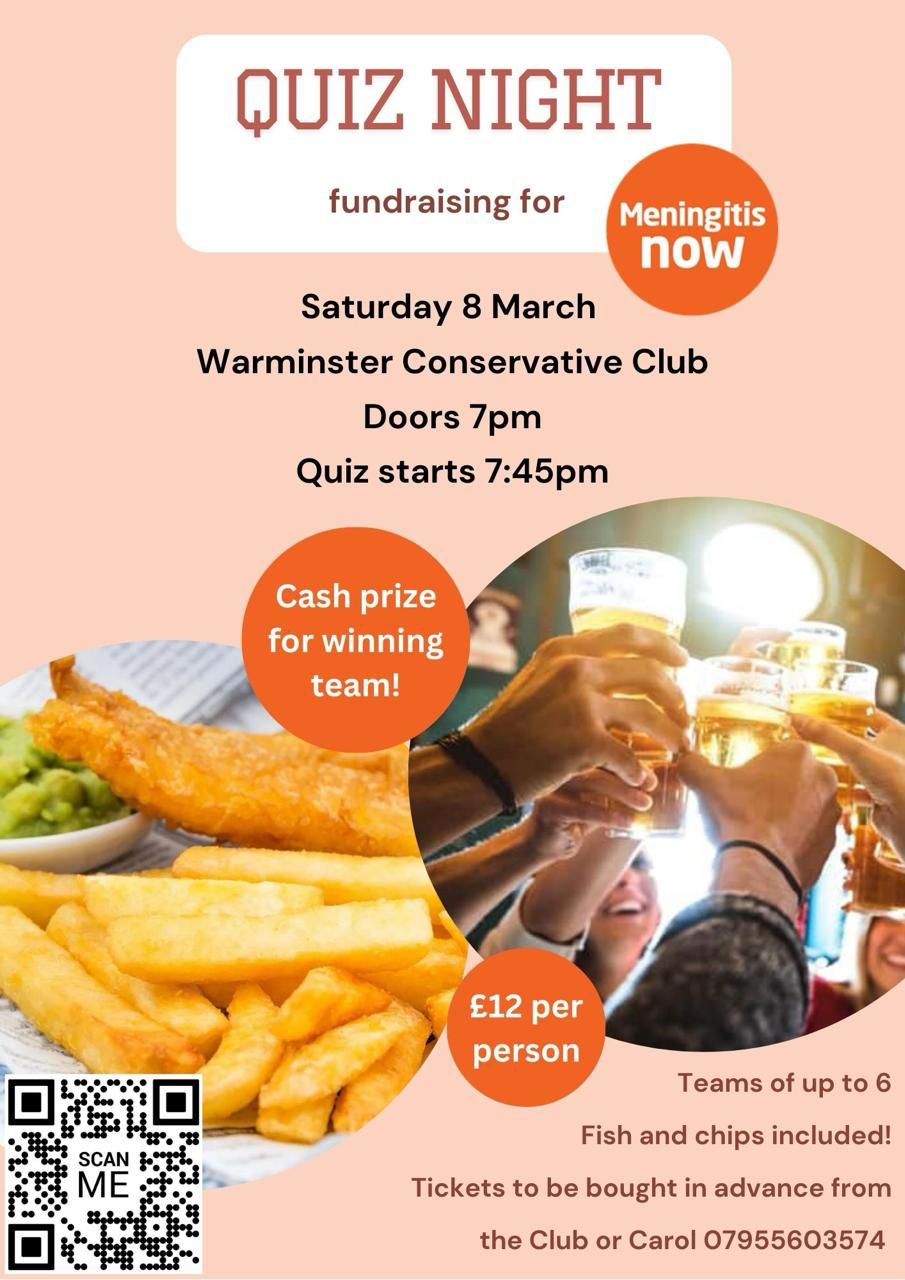 Quiz Night fundraising for Meningitis