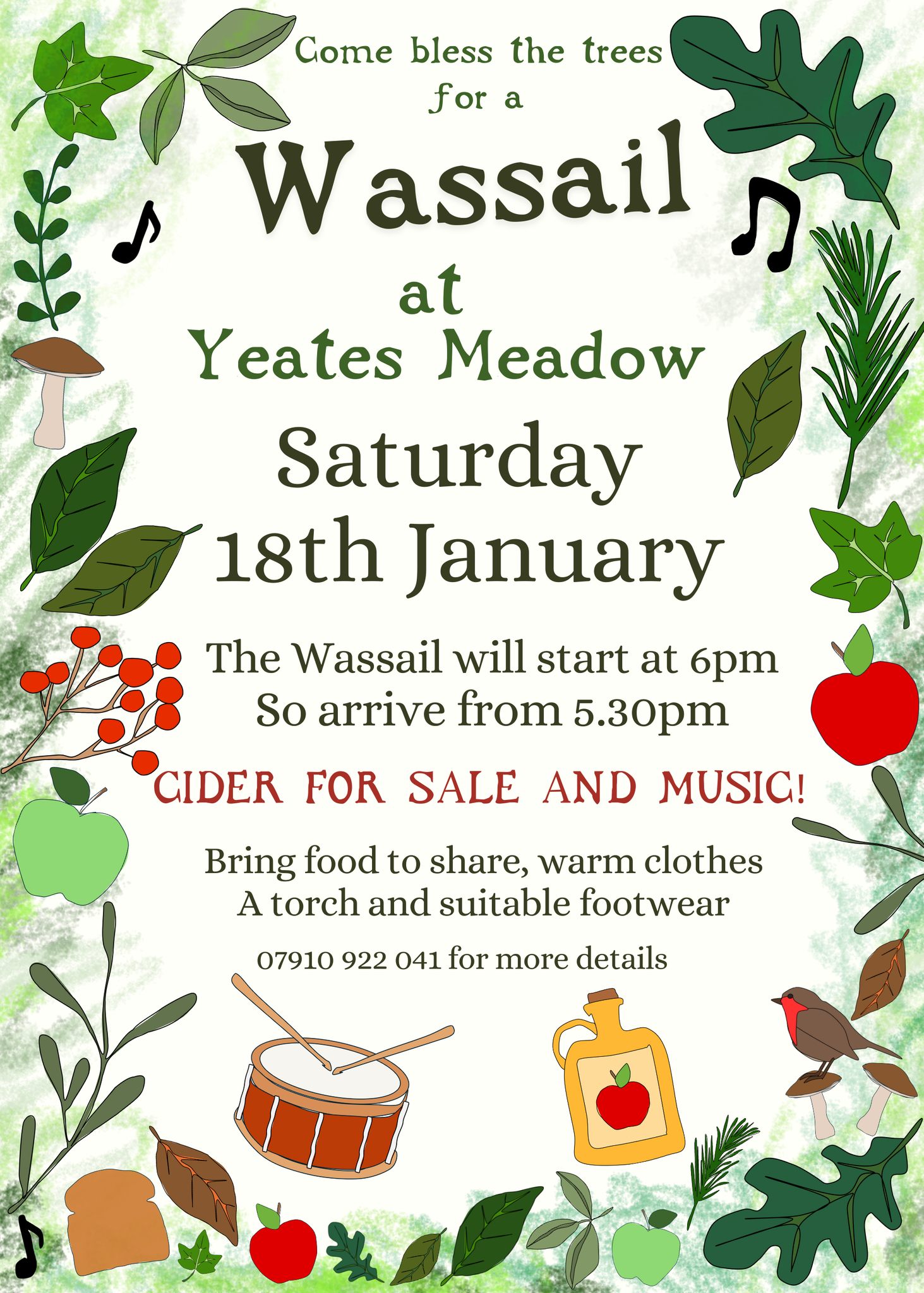 Wassail at Yeates Meadow