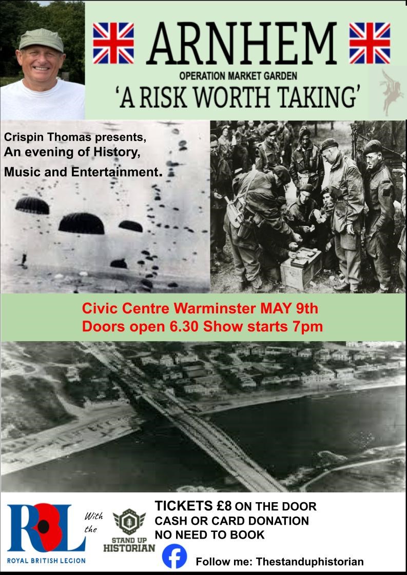 Arnhem. A risk worth taking - an evening with The Standuphistorian