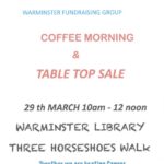 Coffee morning and table top sale