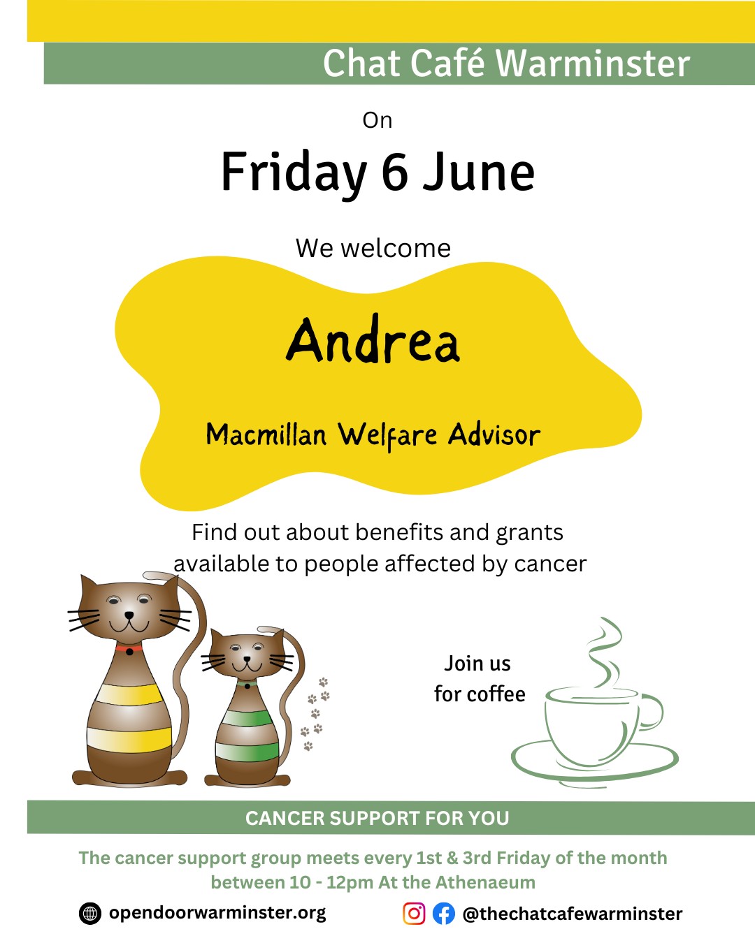 Chat Cafe Warminster - Andrea