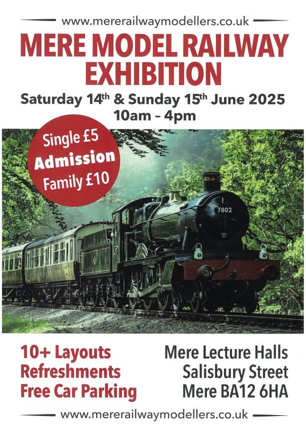 Mere Model Railway Exhibition - perfect for Father's Day!