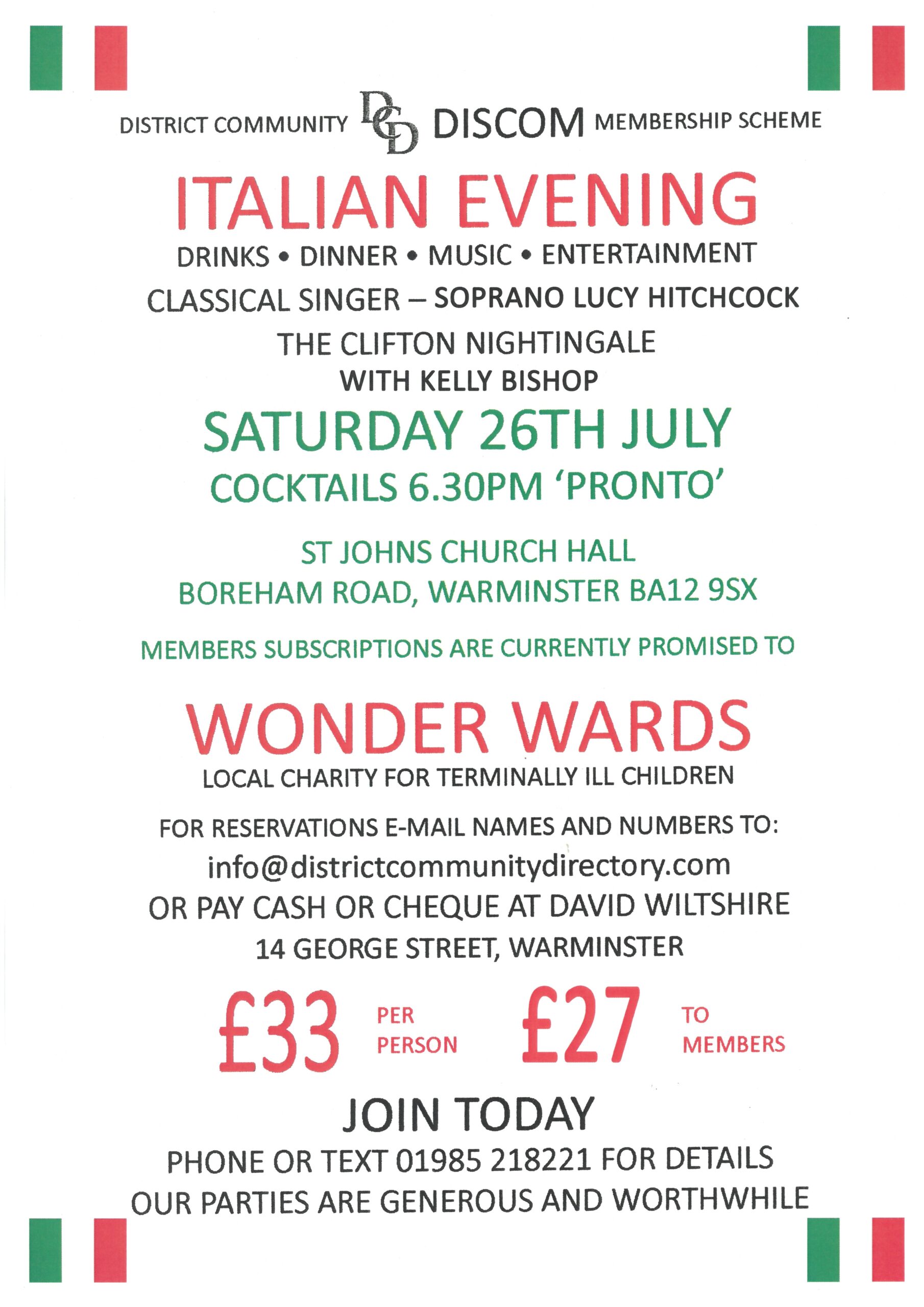 Italian evening