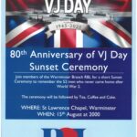80th Anniversary of VJ Day Sunset Ceremony