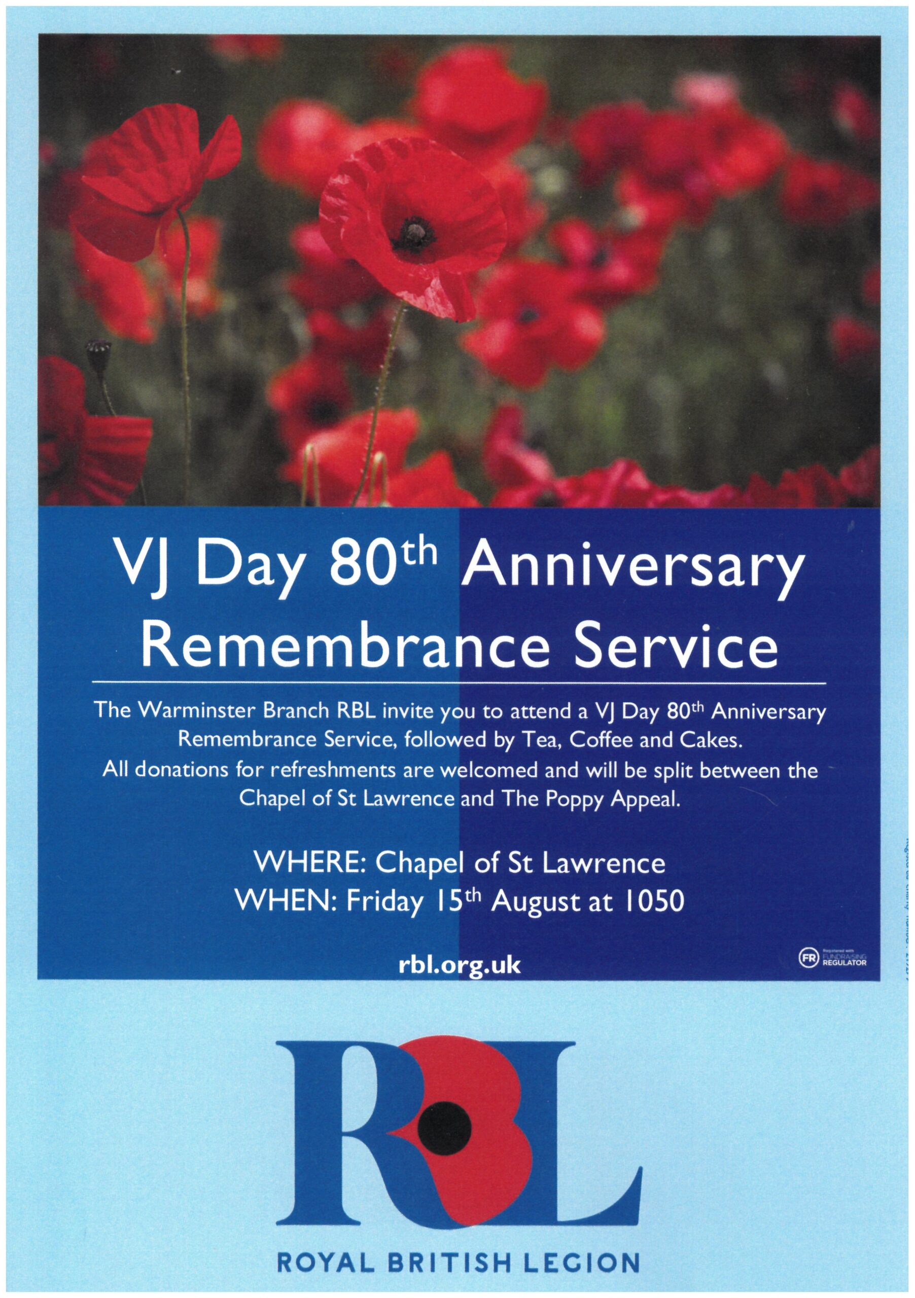 VJ Day 80th Anniversary Remembrance Service