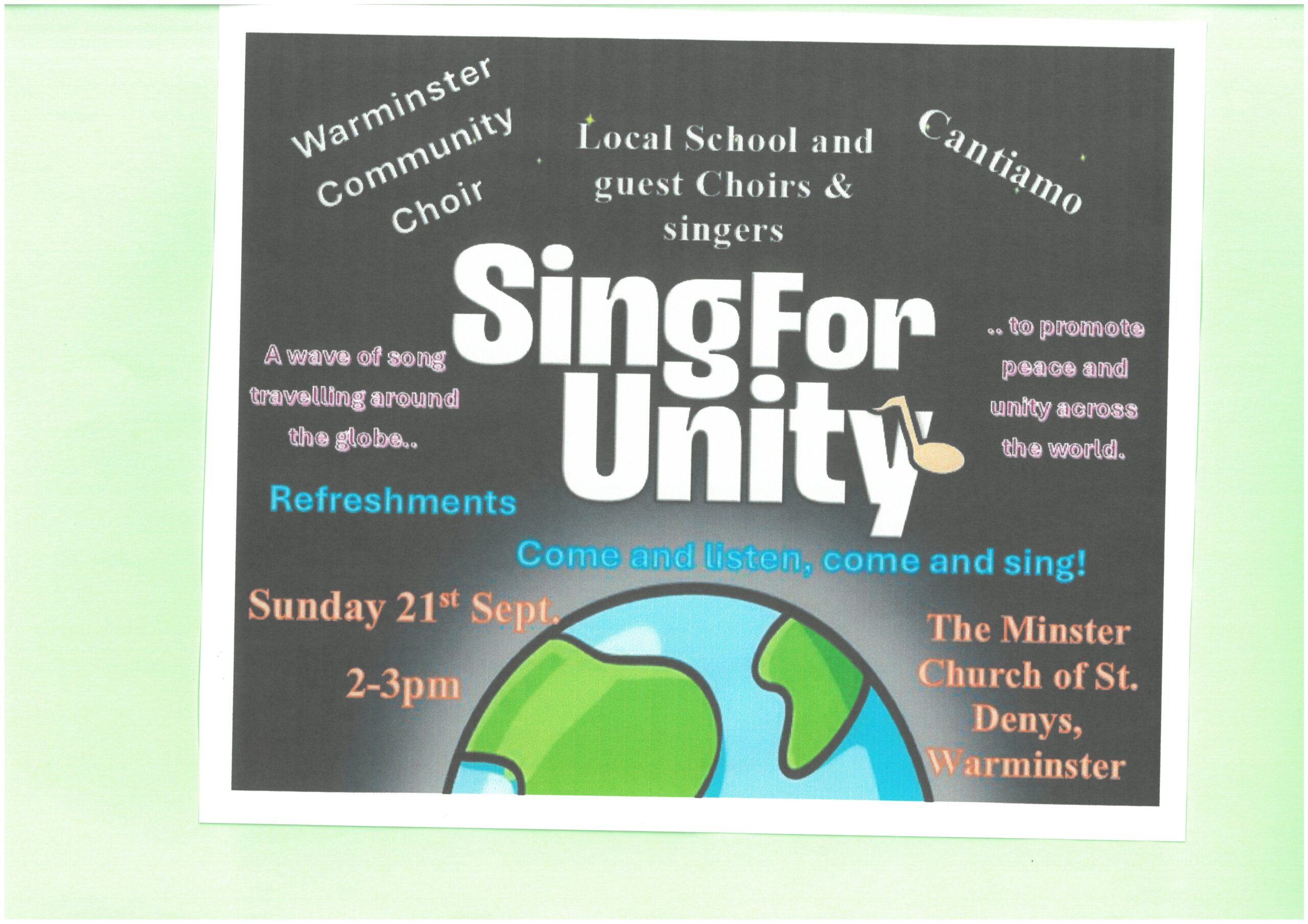 Sing for Unity