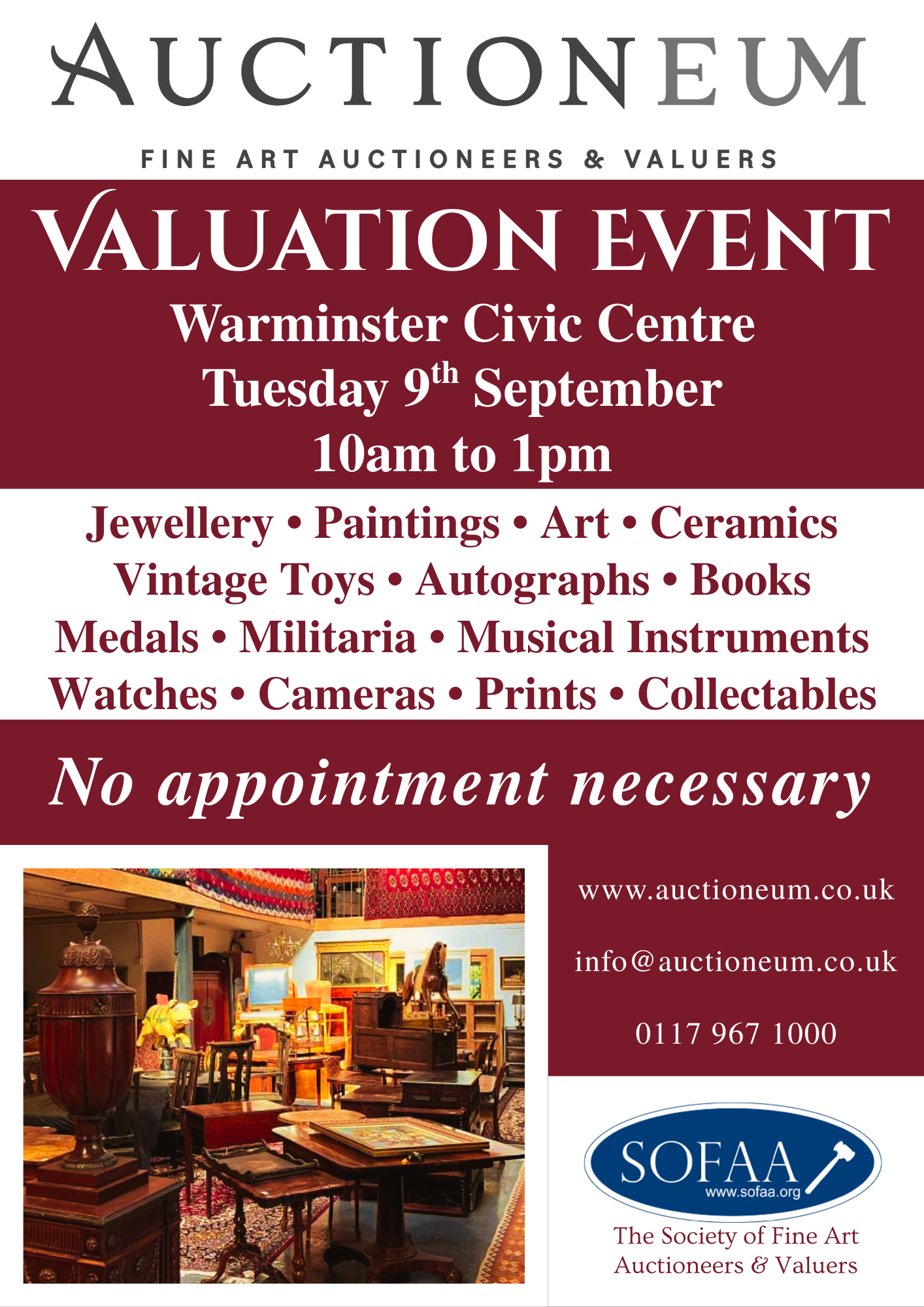 Auctioneum Valuation Event