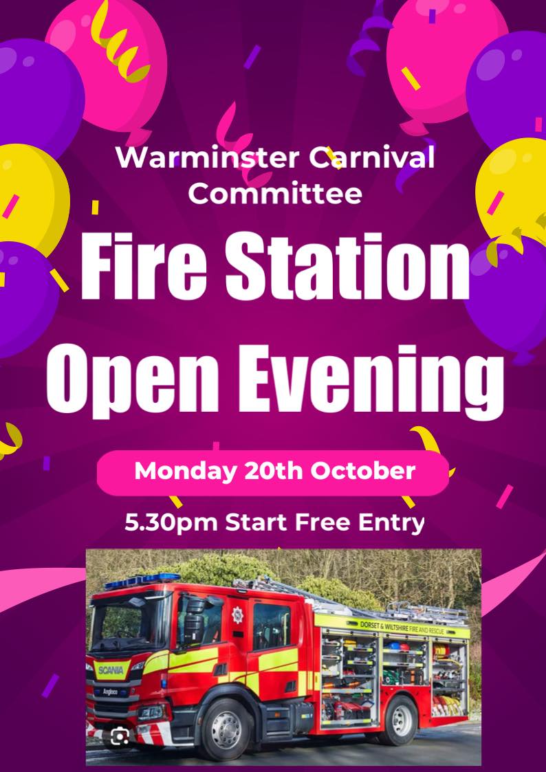 Fire Station Open Evening for Warminster Carnival