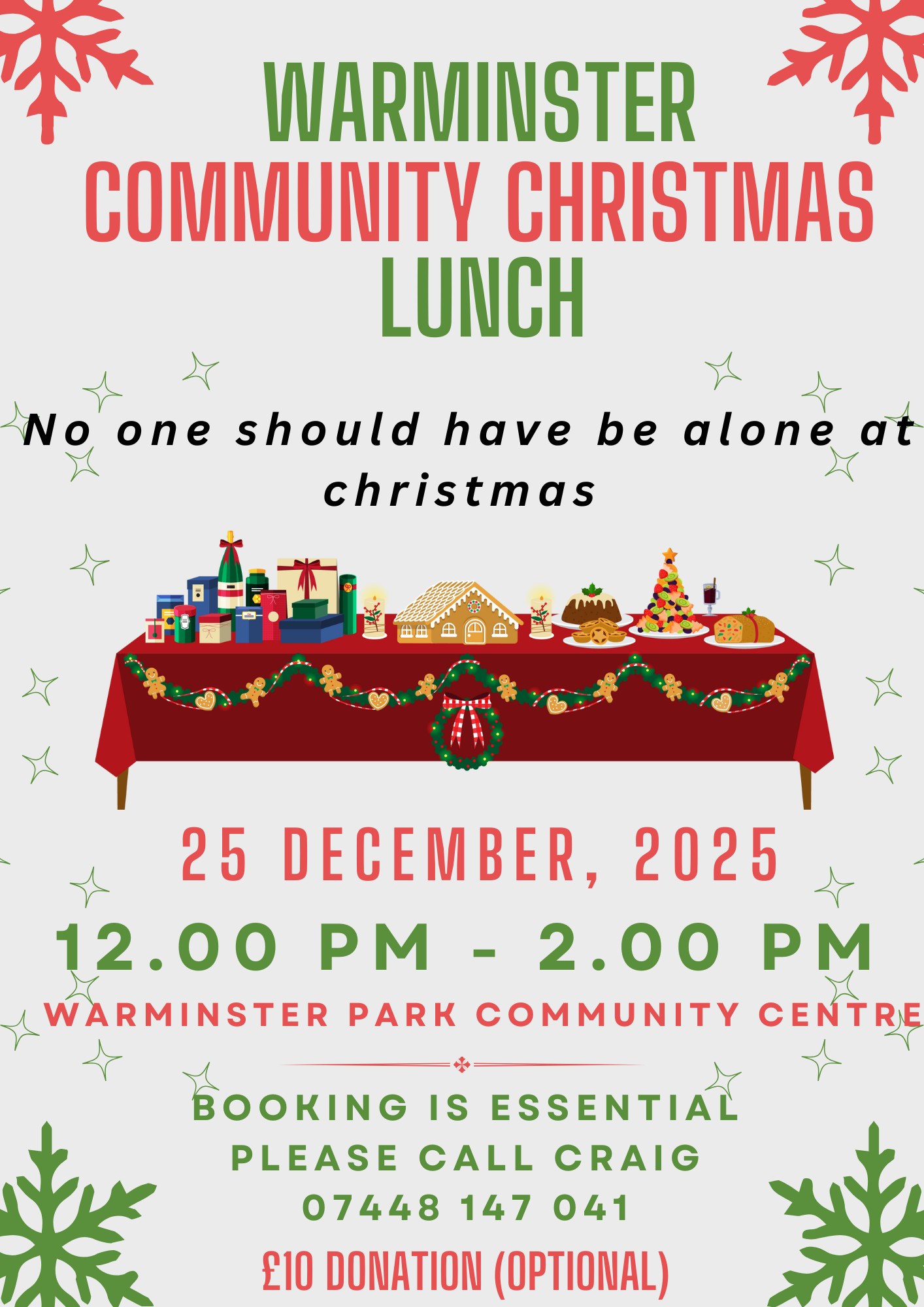 Warminster Community Christmas Lunch