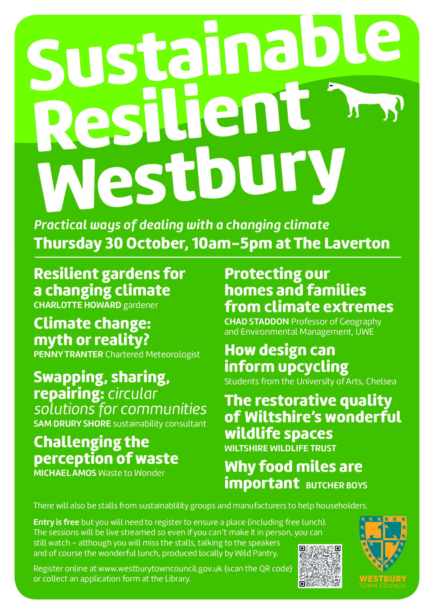 Practical Ways of Dealing with a Changing Climate - Sustainability & Resilience Event in Westbury
