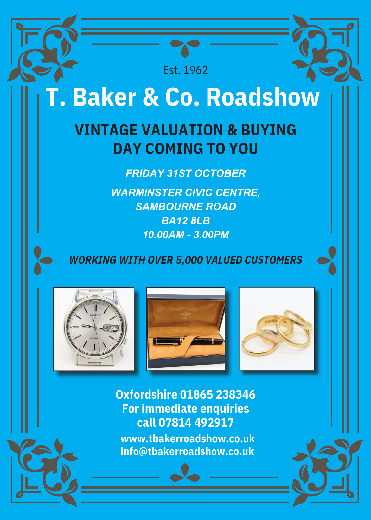 T. Baker & Co Vintage Valuation Roadshow
