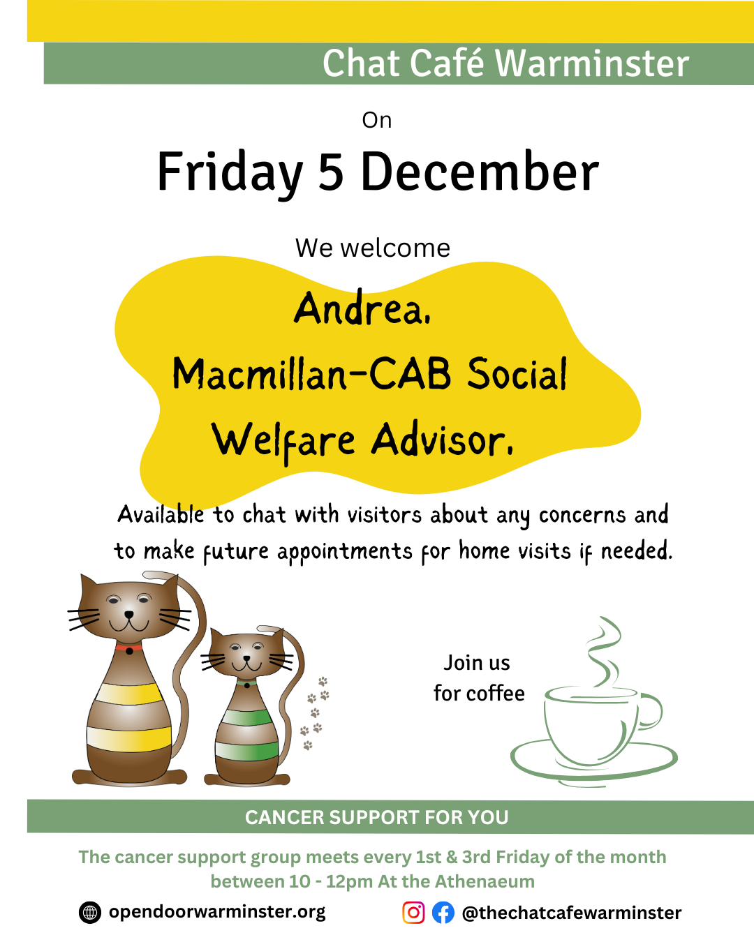 Chat Cafe Warminster - Andrea