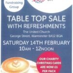 Table Top Sale with refreshments