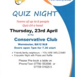 Quiz Night - Warminster Diabetes Fund Raising Group